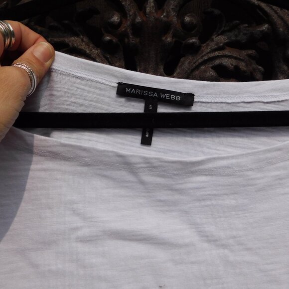 Marissa Webb Marlo One-Shoulder Cotton Romper White Jumpsuit Shorts NEW $198 - Picture 5 of 6